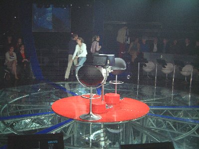 The 'Who wants to be a Millionaire' studio set. Photo by Karolina Karlsson (c) 2002