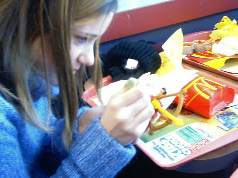 Lindsey Giving Gaston A Make Over