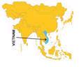 Vietnam's position within Asia