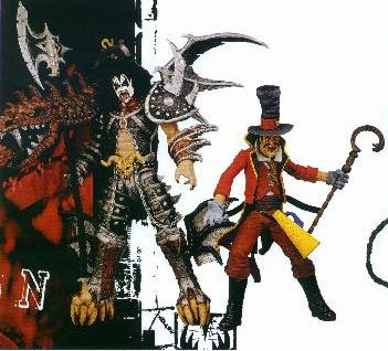 The actoin 
figures- Enter