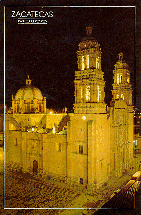 La bella catedral de noche...