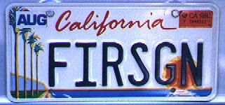 Firesign Theatre California Lic plate 15kb