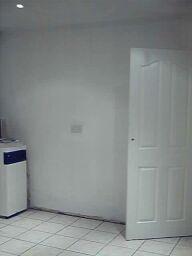 The Kitchen with New Floor Tiles