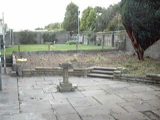 Freshly cleared lawn