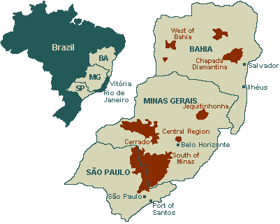 Brazilian Coffee locations