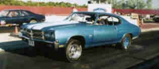 1970 Blue Chevrolet Chevelle Super Sport
