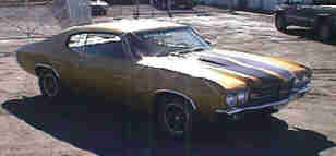 1970 Gold Chevrolet Chevelle Super Sport