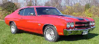 1970 Red Chevrolet Chevelle Super Sport
