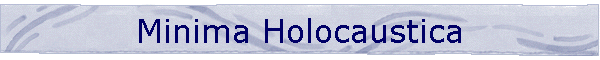Minima Holocaustica