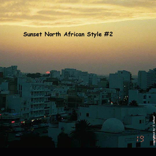 Sunset in Sousse!