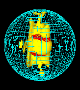solid inner core within spherical shell of the outer fluid core