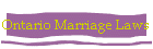 Ontario Marriage Laws
