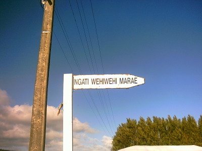 Ngati Wehiwehi sign