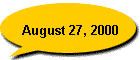 August 27, 2000