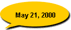 May 21, 2000