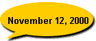 November 12, 2000