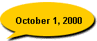 October 1, 2000