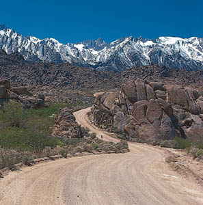 Looking Up From Owens Valley