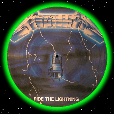 Metallica's Ride the Lightning Pic-Disc