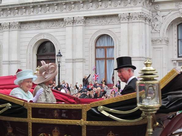 The Queen, Prince Charles and Camilla!