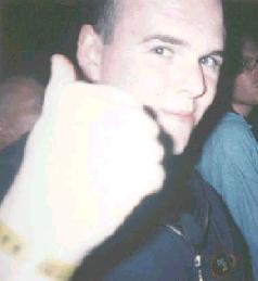 Me, just before The Prodigy