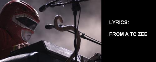 Lyrics: From A to Zee