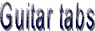 Guitar tabs
