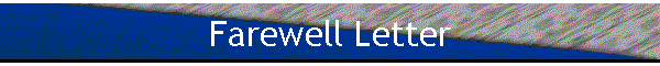 Farewell Letter