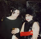 Skinny Bob and Siouxsie Sioux-- Halloween 2001
