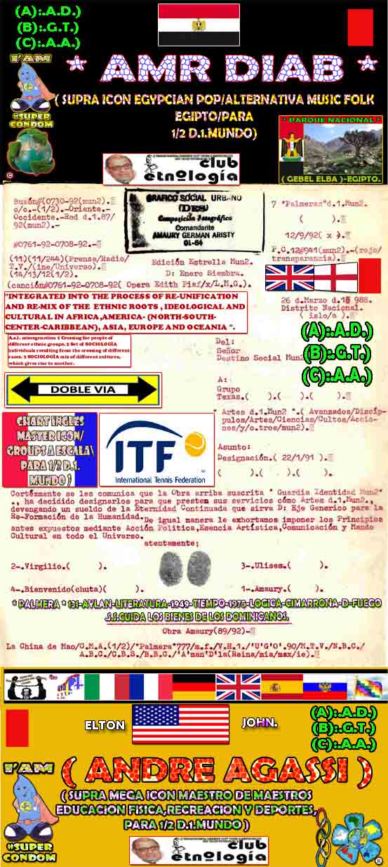 BUZON#0730-92-poste du courant 12 janvier#941-COULEURS : rouge/LYCRAS/transparents-date CHRONOLOGIQUE :12-09-1992-date DESIGNATION: 22-01-1991-#(11)/(11/244)-( nationalits):.A. D. ).-0(B nationalits):.G. T. ).-.(C nationalits):.A. A. ).-0761-92-0708-92-MORCEAU#0761-92-0708-92-( opre EDITH PIAF/X/.L. M. G. (.-and: Si vu! Convidada centrale/ Andre Agassi on David Letterman/ Amr Diab - Gamalo (Official Music vido).-.dition toile monde D: janvier semence.