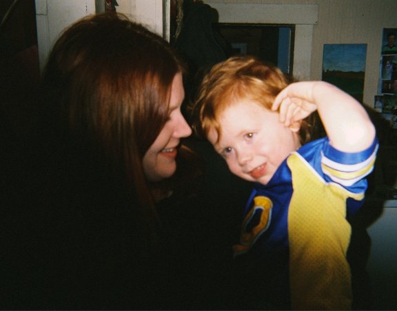 daughter Jaqcqui and grandson Jaden