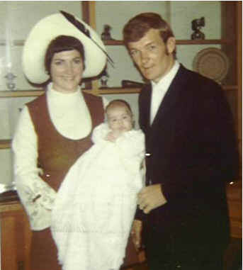 The proud parents with there little bundle of joy - Eugene!?