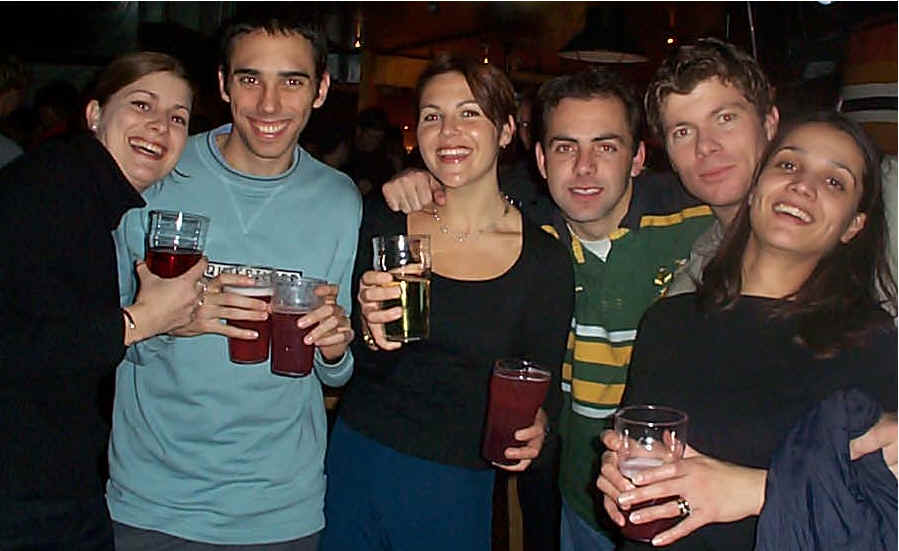 Those carefree drinking, party days!