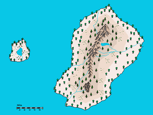 The Islands before the Arrival of Builders.
