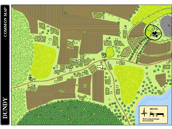 The Map of Dundy, Created with the Mappa H�rnica Toolkit