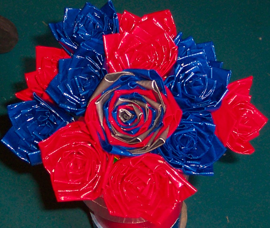 Yet another duct tape creation, but I made them for someone ;)