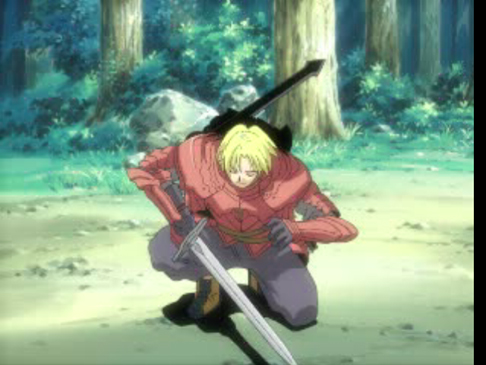 Getting out of Arngrim's way.