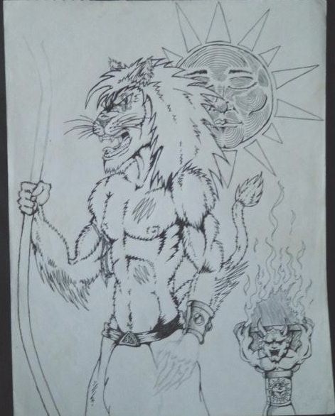 Leo: Fire Sign - 471w x 576h pixels