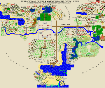 map of surface of valheru
