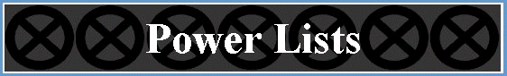 Power Lists