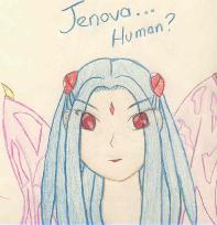 Jenova human as seen in book 1, drawn by Keily.