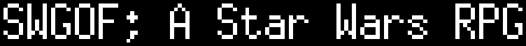 SWGOF;A Star Wars RPG