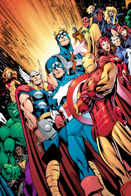 The Mighty Avengers, copyright Marvel Comics