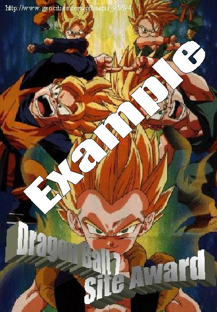 DBZ Site Award