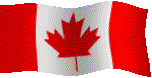 Canadian Flag Waving Proudly on this Site