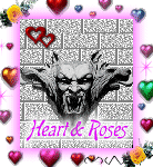 hearts and roses frame OCX13