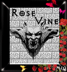 rose vine frame OCX16