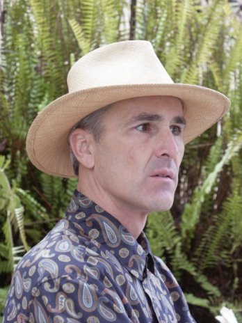 Astrologer and Artist Rudolf Megert on La Palma, Canary Islands, Spain, Spring 2004