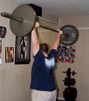 Standing Shoulder Press