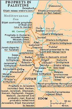 Prophet Amos Map
